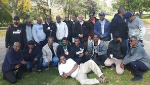 Members of the community together